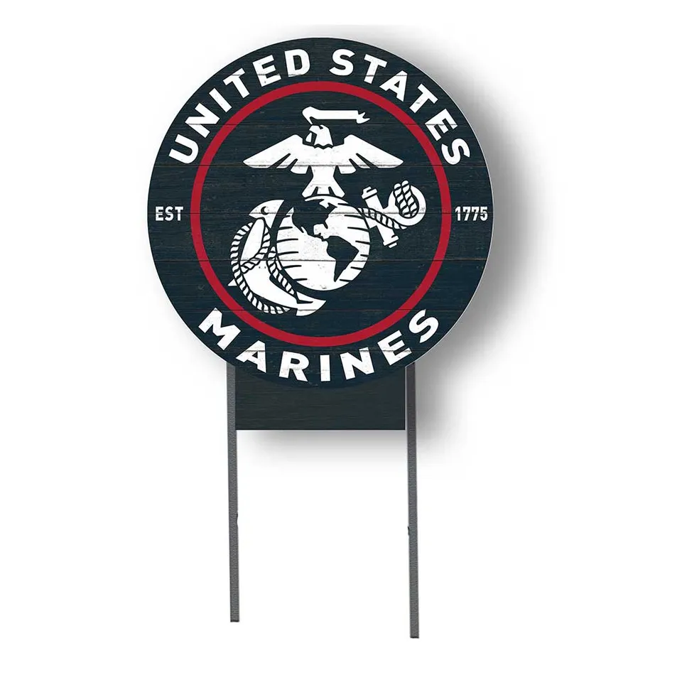7.62 Design Eagle Globe Anchor Insegna giardino 50x50 USMC