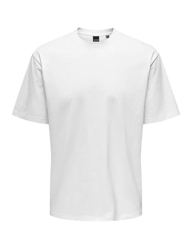 Only & Sons Onsfred T-shirt Uomo Bianco XL Cotone