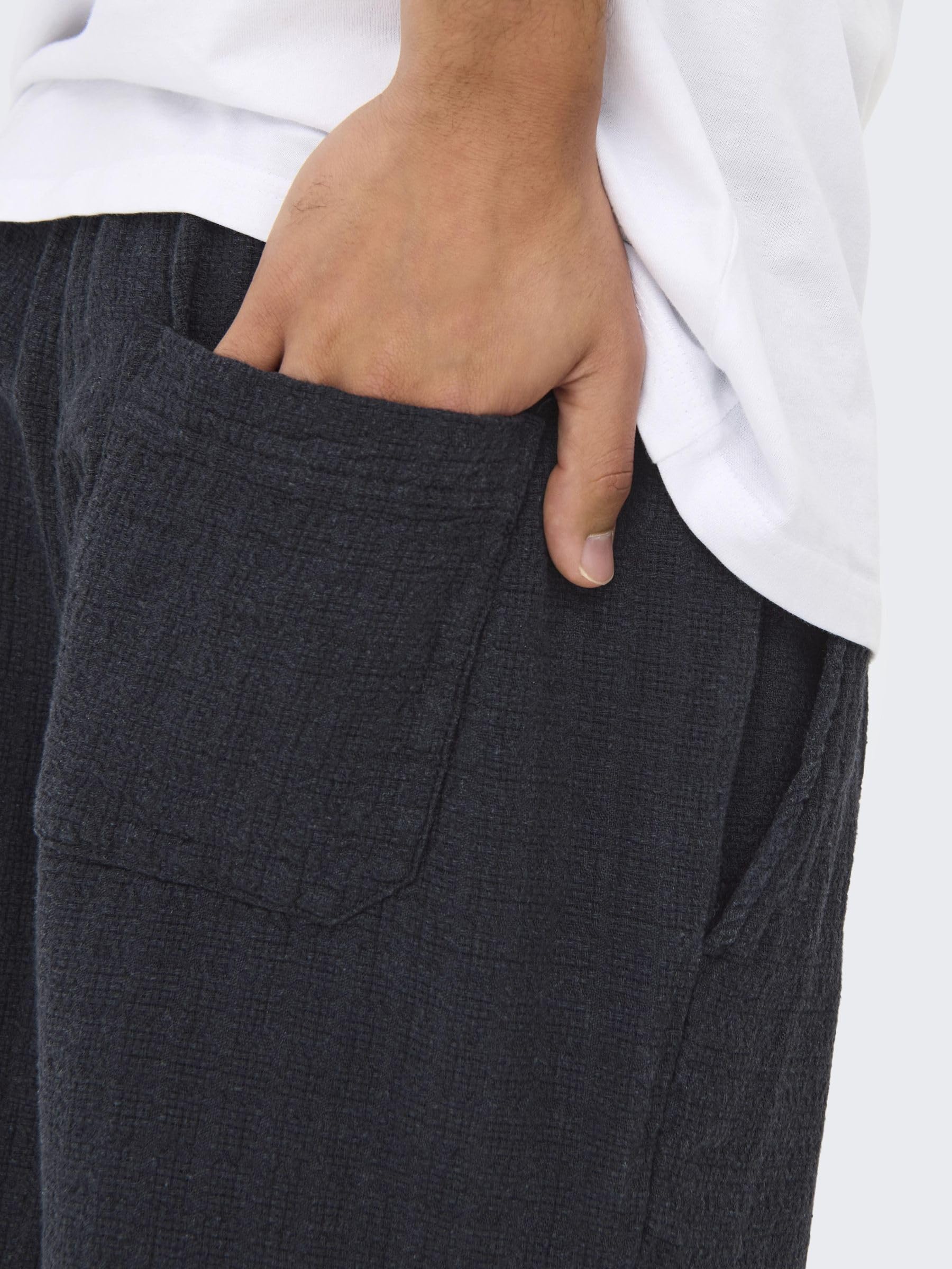 ONLY & SONS Pantaloncini Cotone Navy Scuro