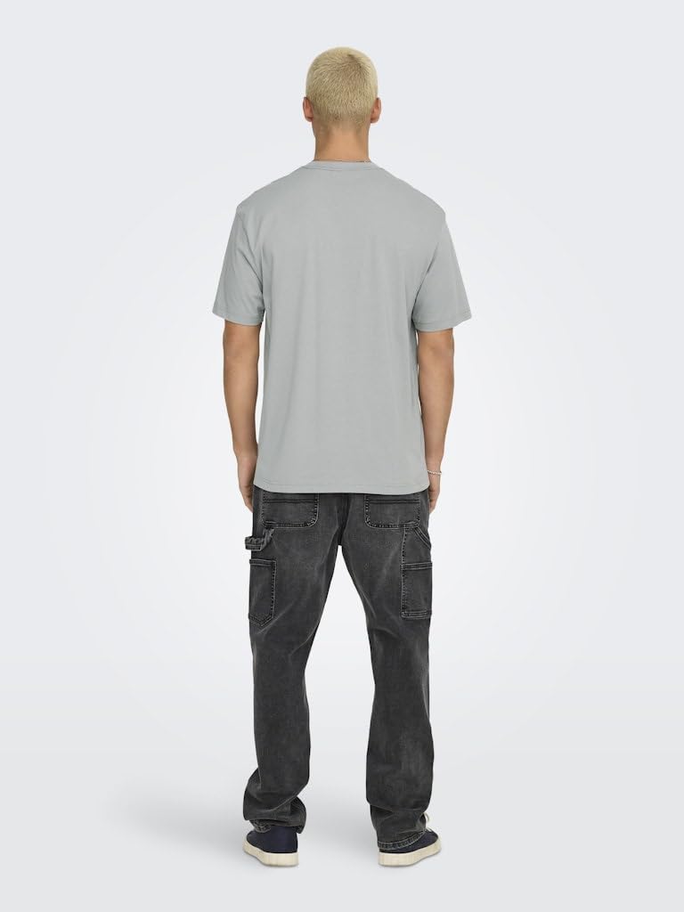 Only & Sons Onsdash RLX SS Tee T-shirt uomo Ultimate Grey
