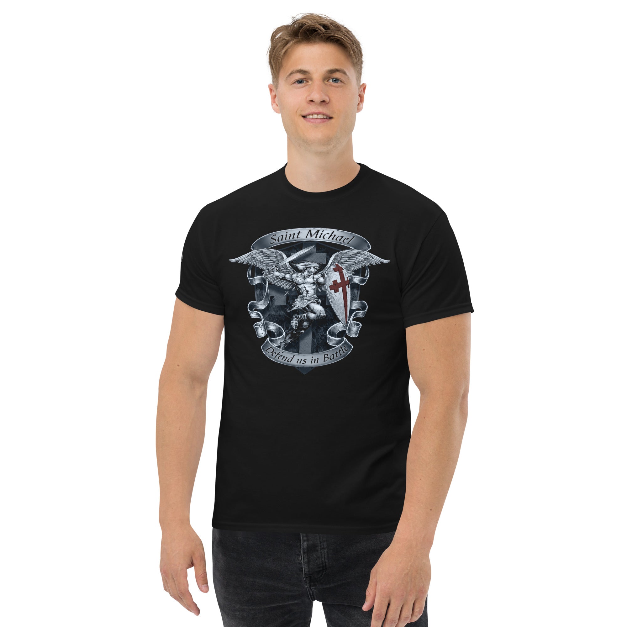7.62 Design St Michael maglietta uomo cotone nera 3XL