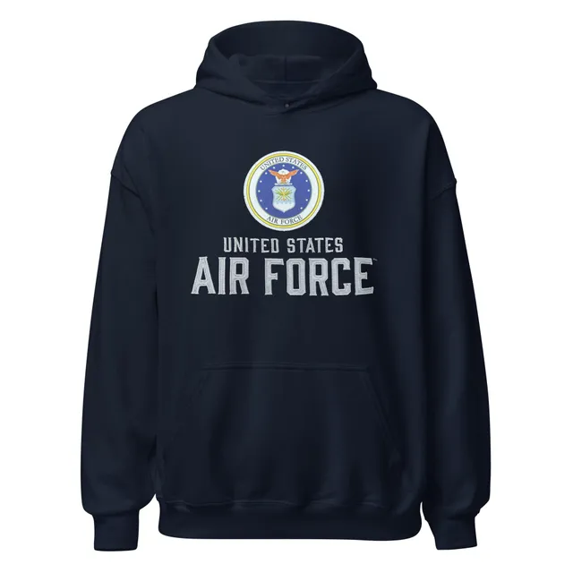 7.62 Design Air Force felpa con cappuccio blu navy unisex