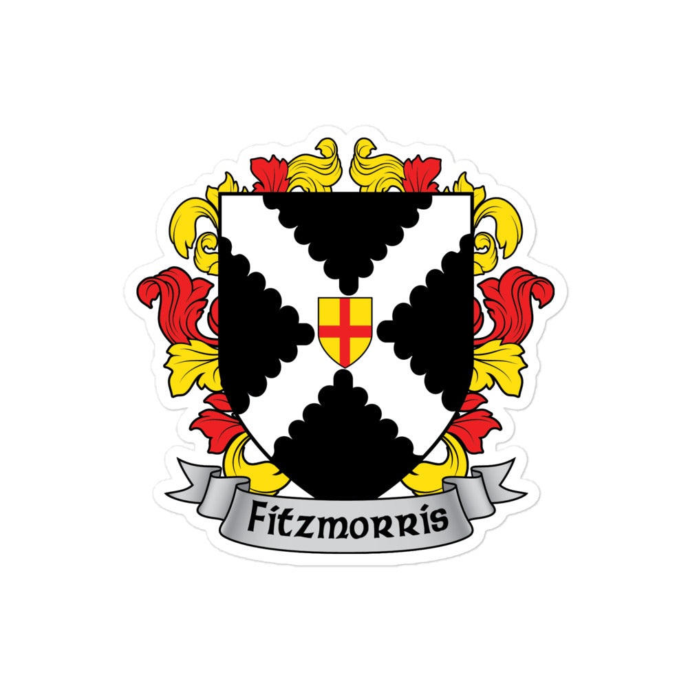 7.62 Design Fitzmorris Coat of Arms adesivo vinile 7,6 cm