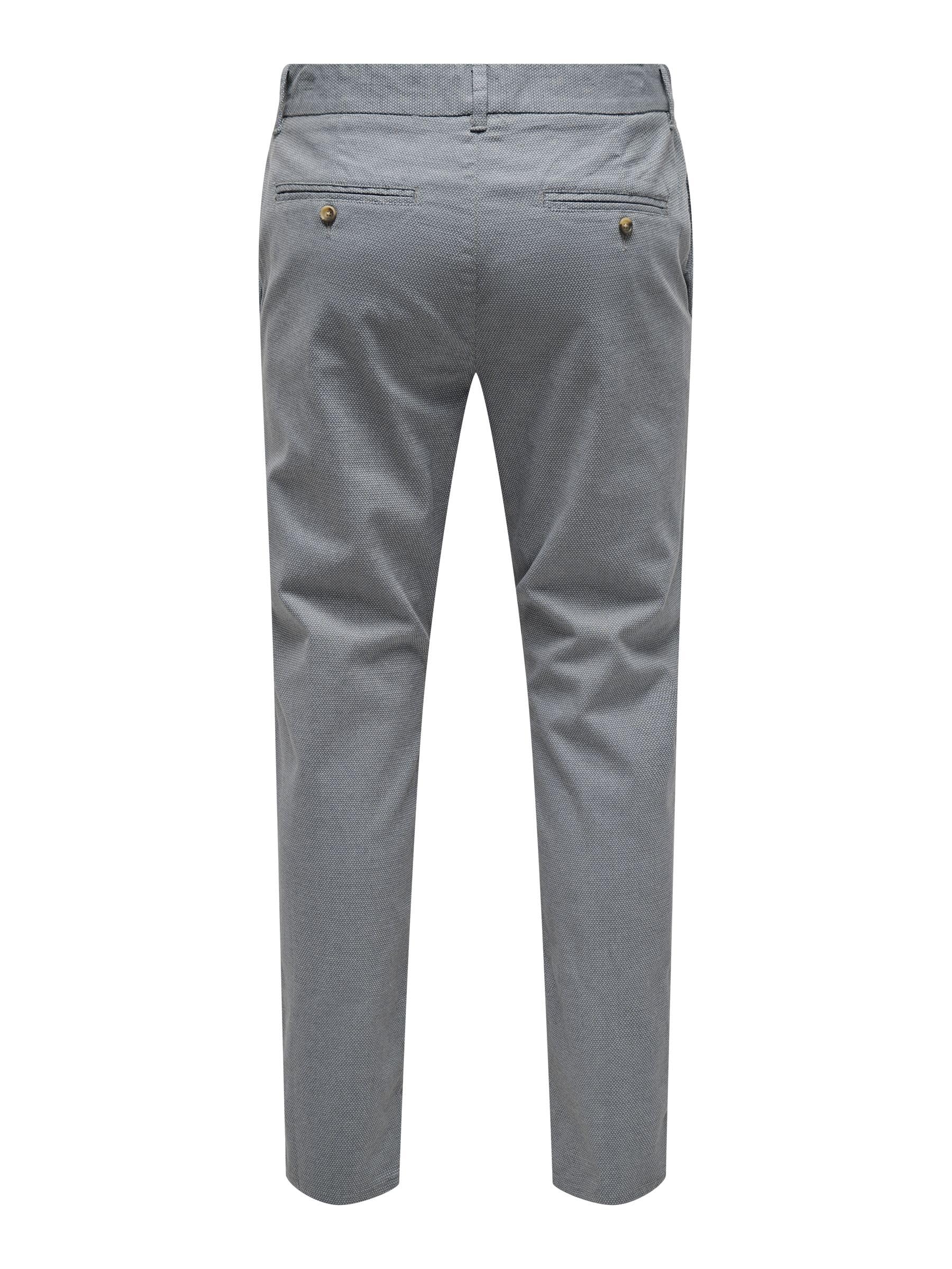 Only & Sons Onsmark Pete Slim Pantaloni Chino 32W/32L Grey