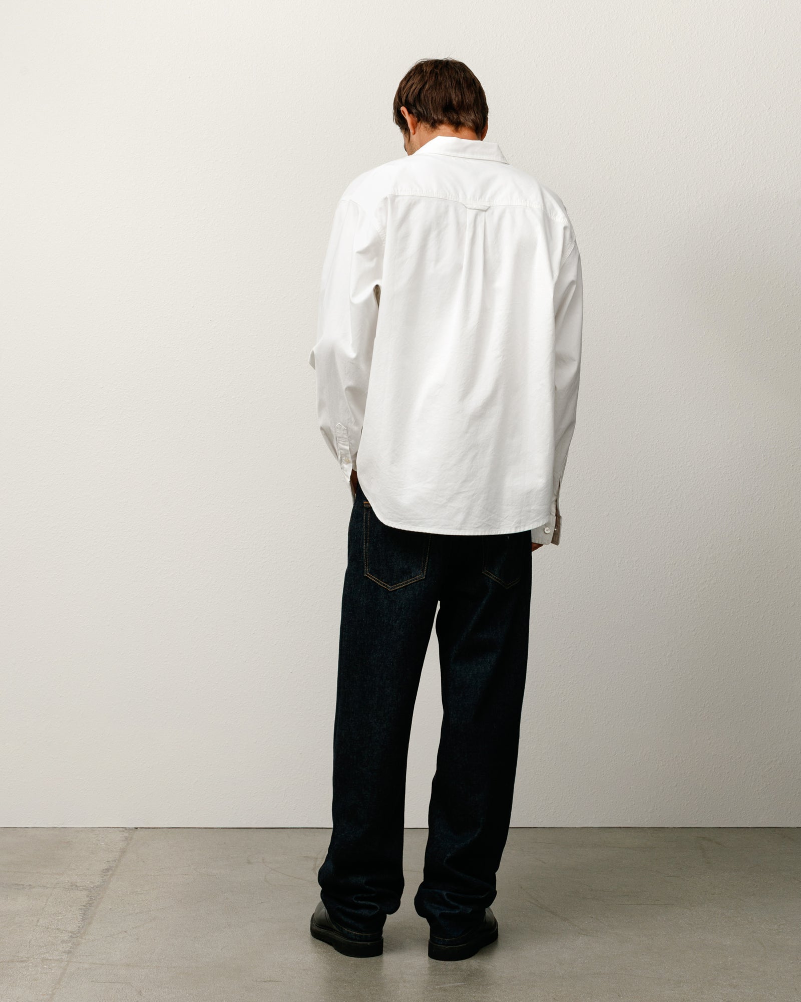 Stussy Oxford Shirt camicia bianca cotone oxford