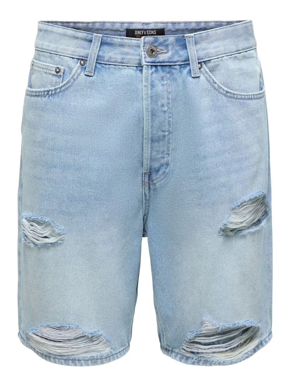 ONLY & SONS Onsfade Shorts Uomo XL Denim Chiaro Loose