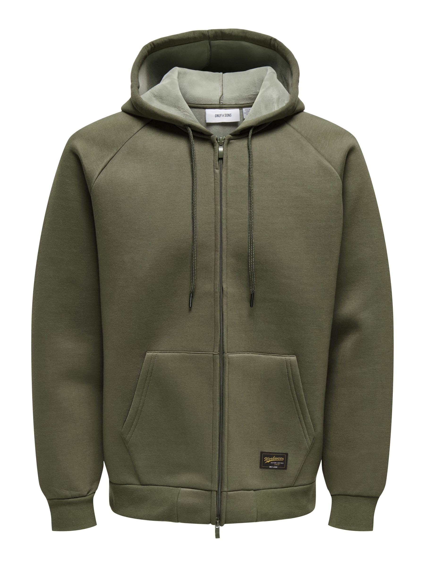 ONLY & SONS Onsbobbey Felpa Uomo Girocollo Cotone