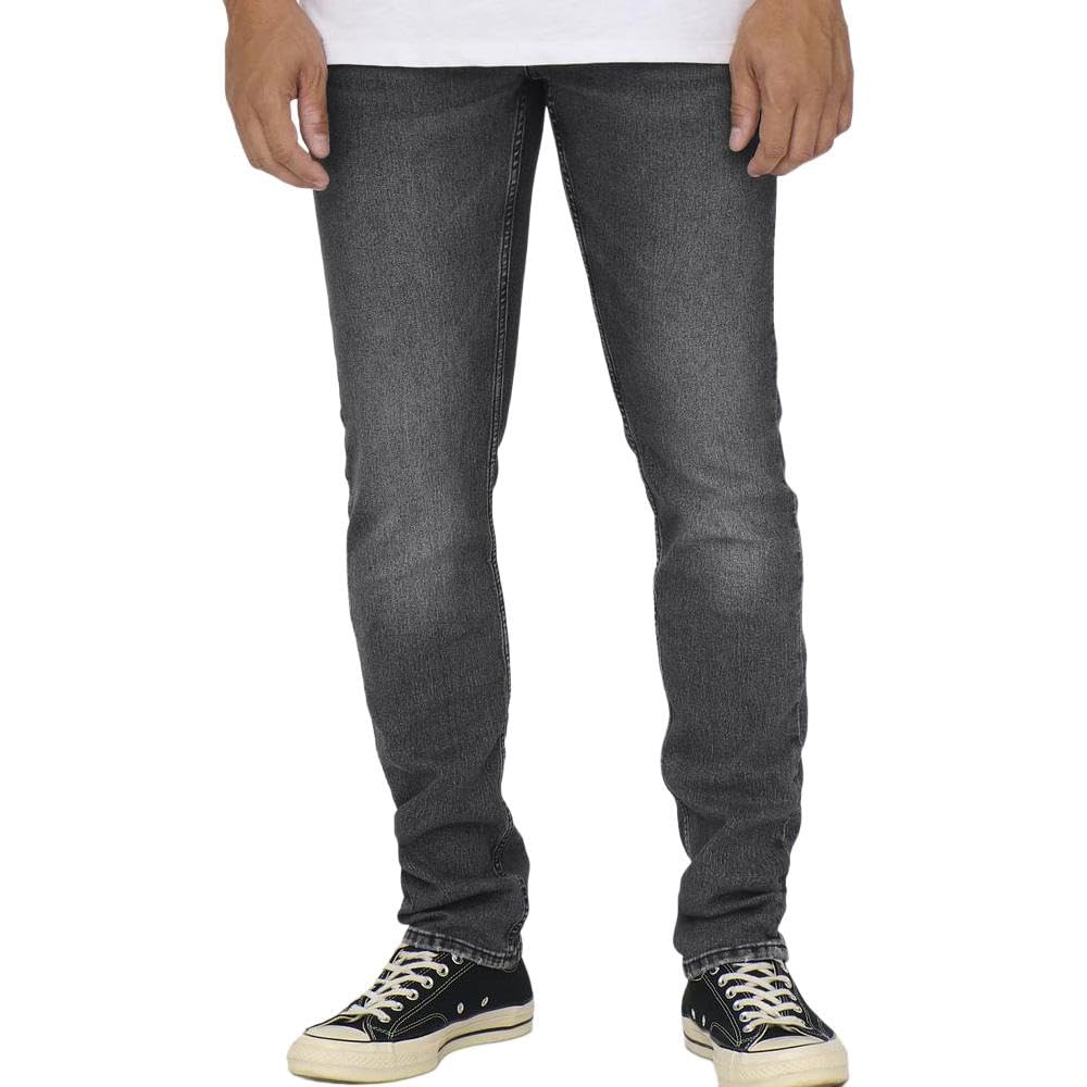 Only & Sons Weft 9407 jeans regular grigio 27W/32L