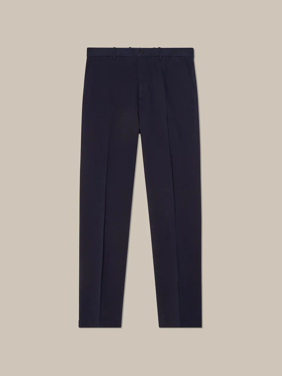 Robert Talbott Draper pantalone chino navy cotone