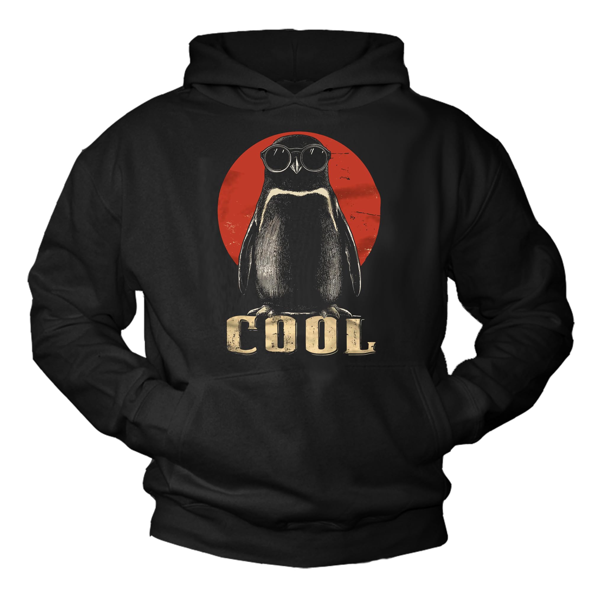 MAKAYA Pinguino Cool felpa con cappuccio uomo S cotone