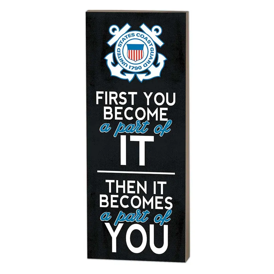 7.62 Design Home Products First You Become Targa Legno Navy 7x18