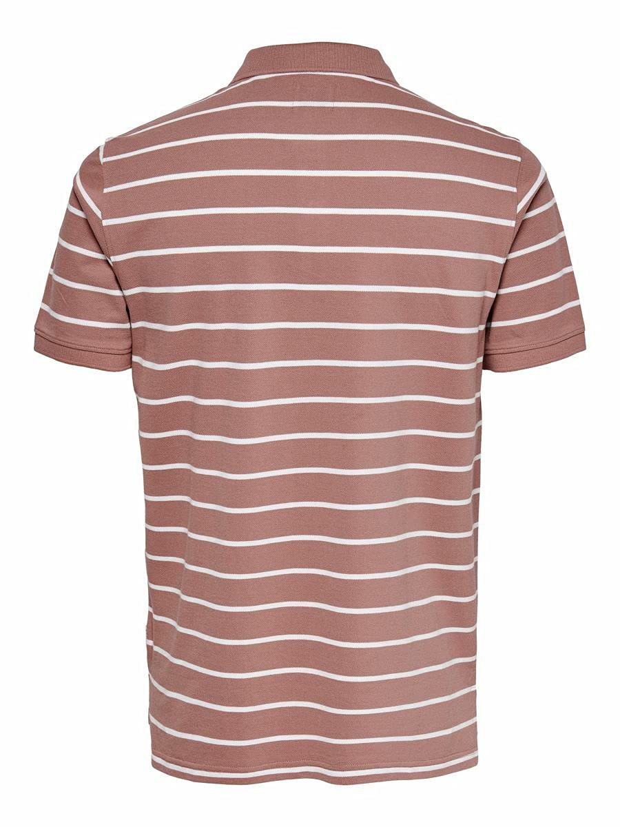 Only & Sons Onscooper Life Polo Uomo Cotone Bio a Righe