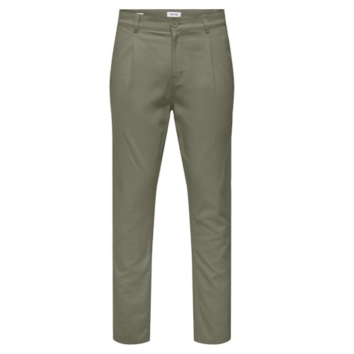 Only & Sons Bologna Pantaloni Verde 36W/32L Uomo