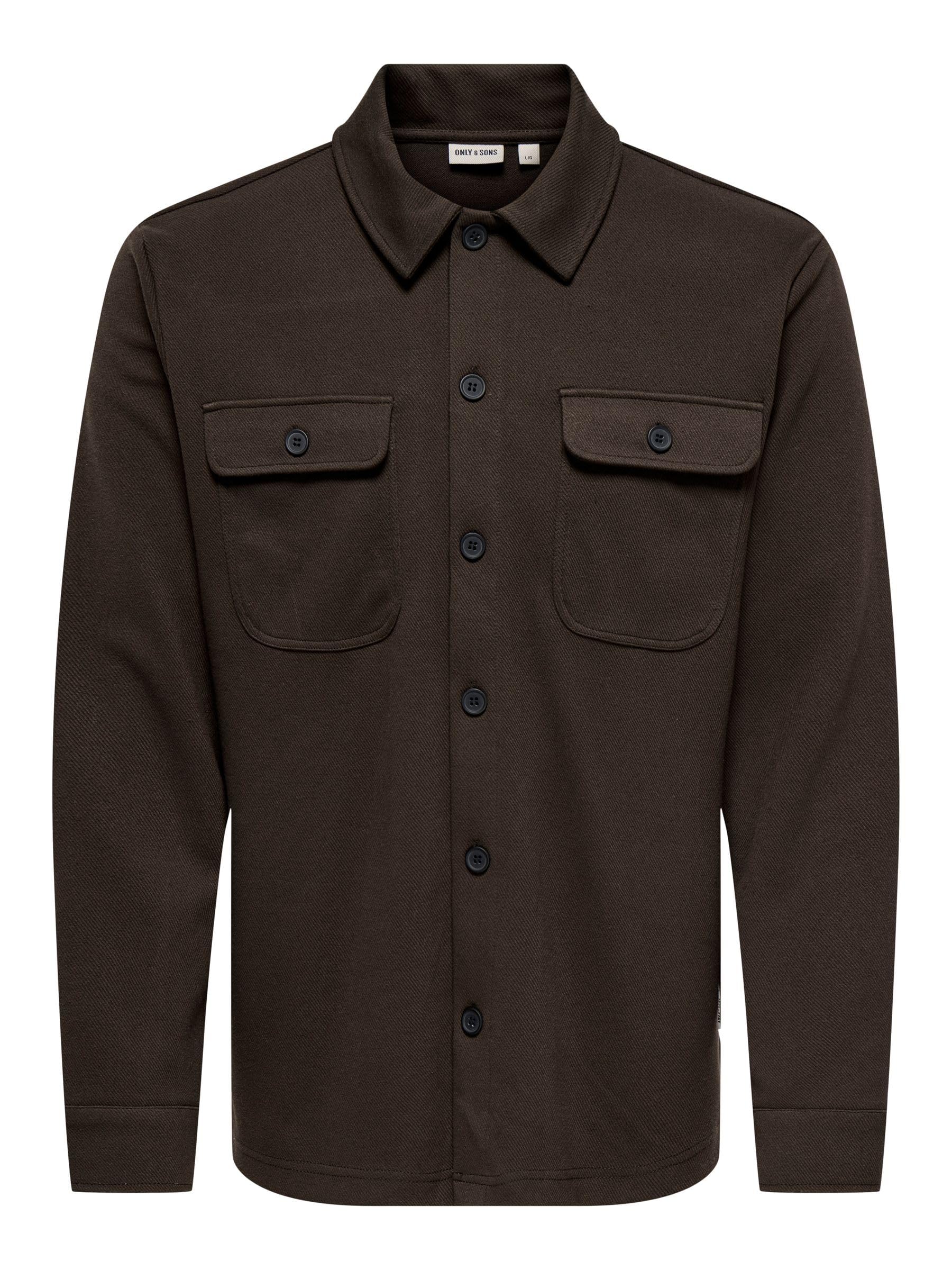 ONLY & SONS Newkodyl Camicia Uomo Melange Nero