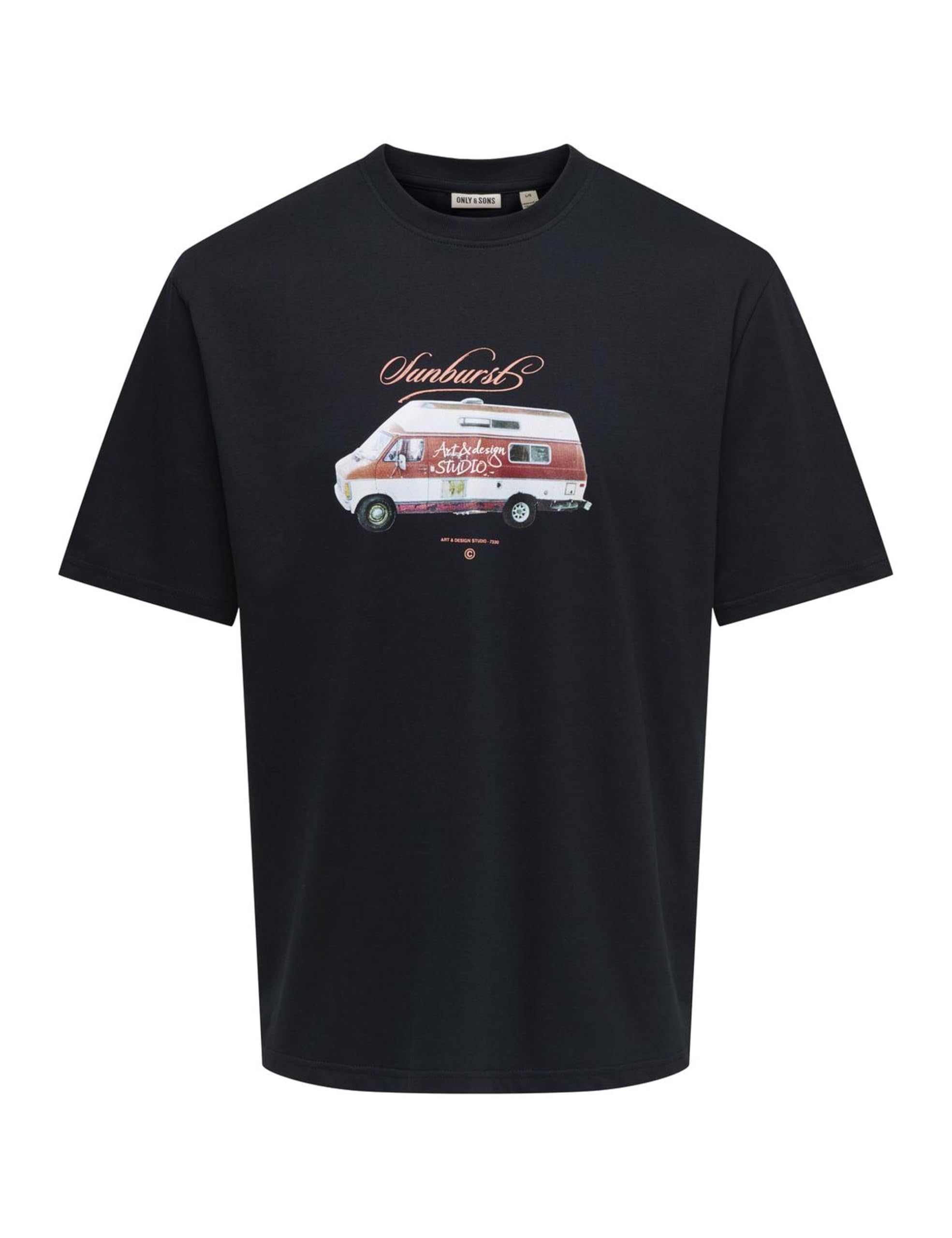 Only & Sons Onsmingo RLX SS Tee maglietta uomo nero cotone