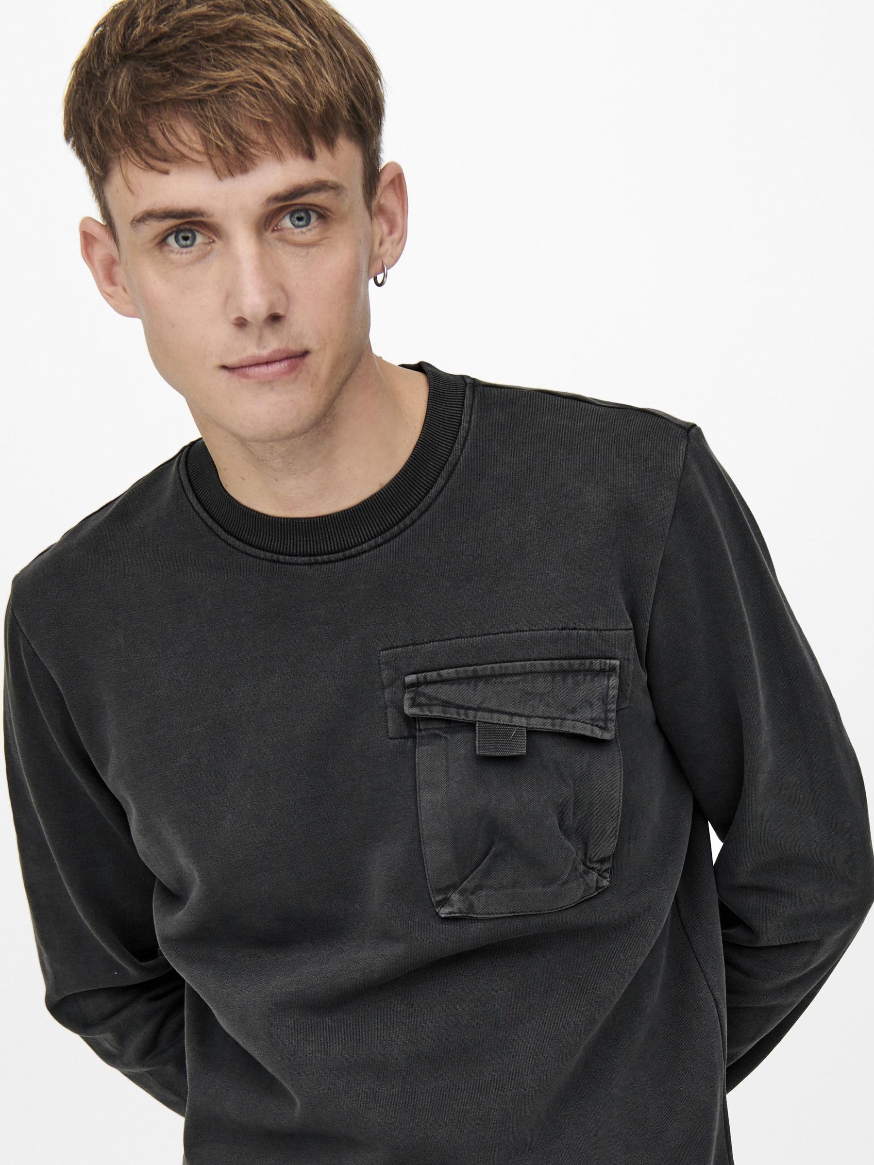 ONLY & SONS pullover maglieria uomo girocollo