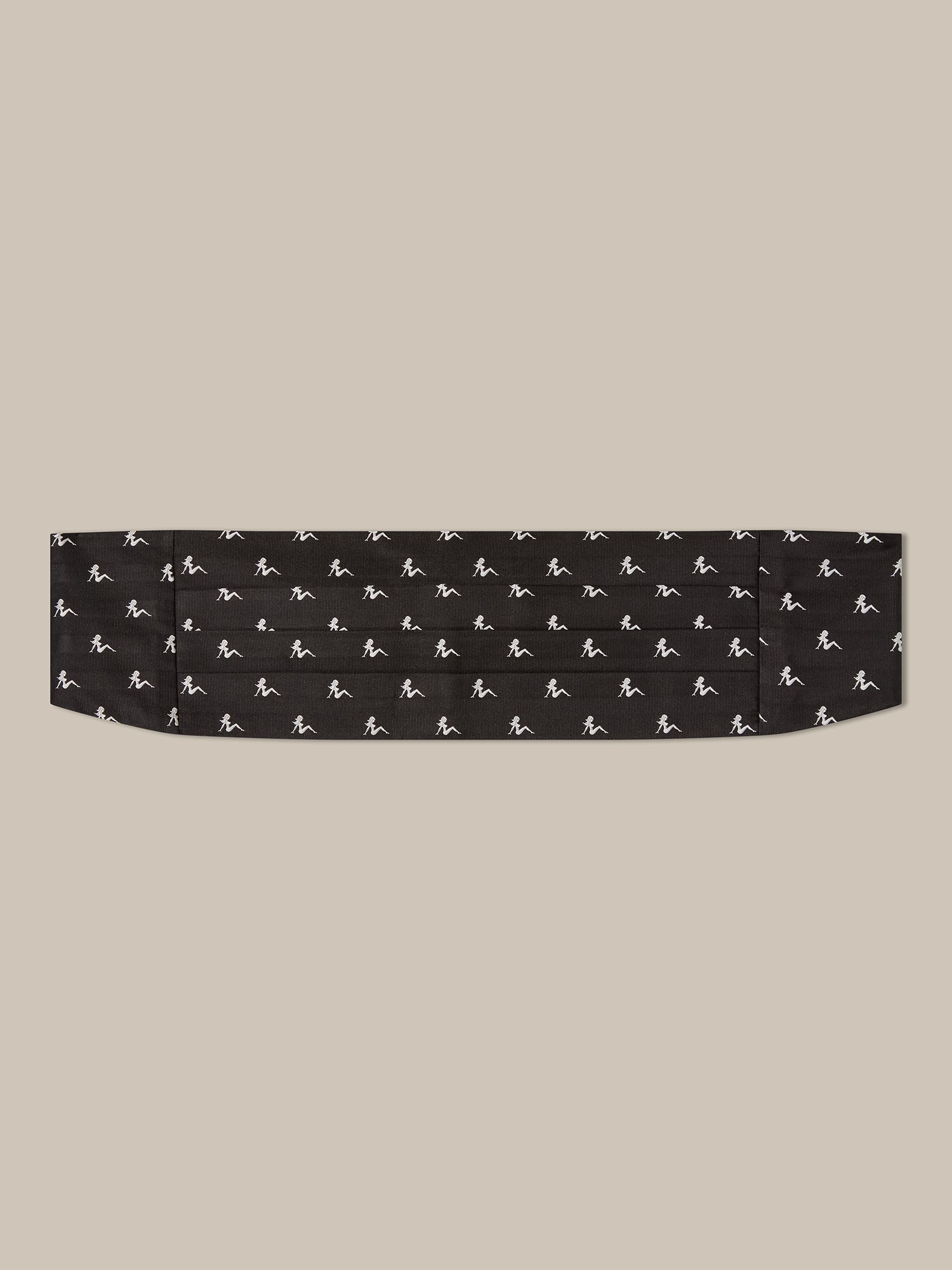 Robert Talbott Baldwin fascia smoking nero S/M seta