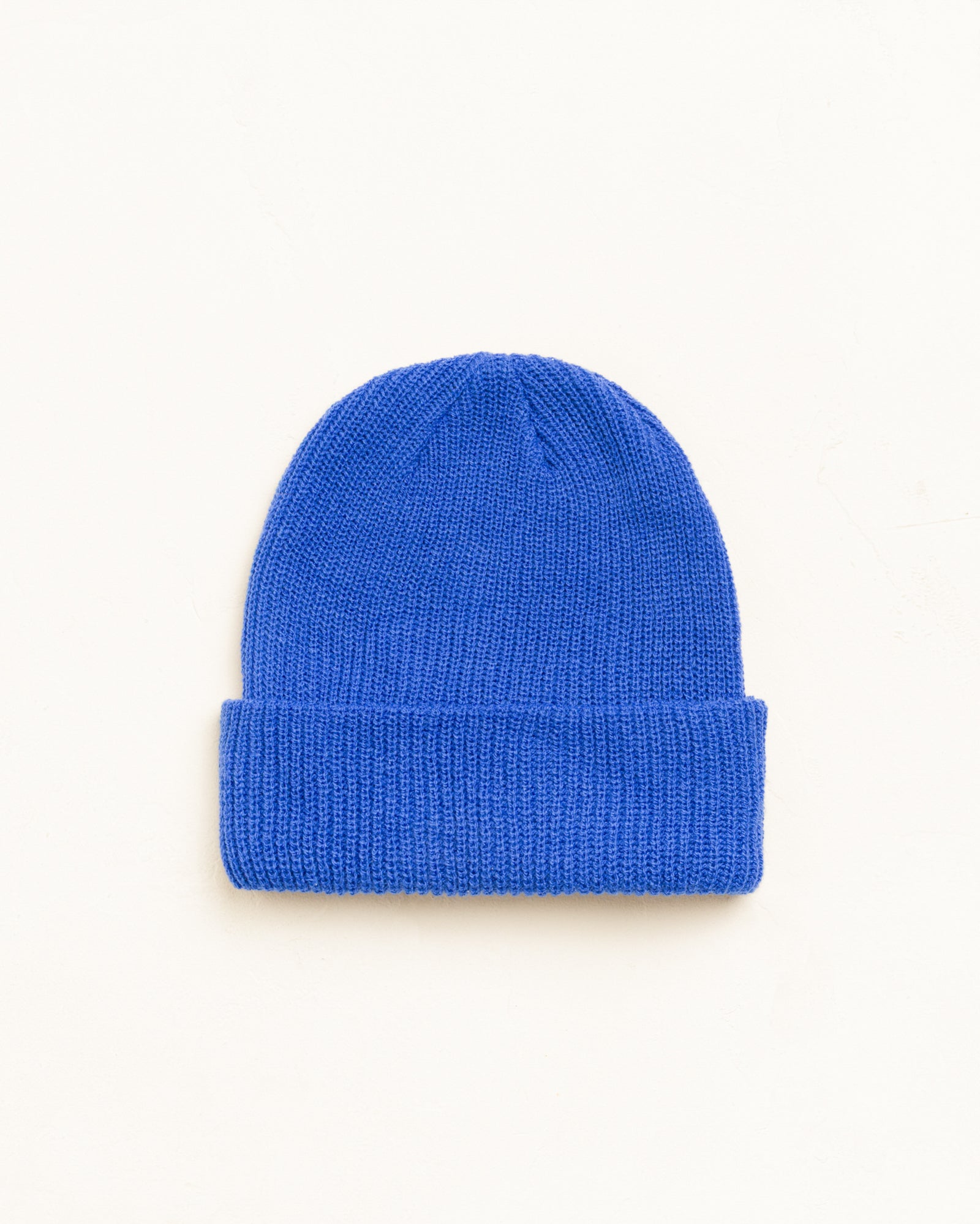 Stussy Basic Cuff Beanie berretto True Blue taglia unica acrilico