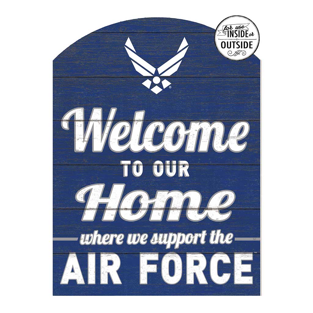 7.62 Design Air Force Welcome insegna PVC 16x22 indoor outdoor