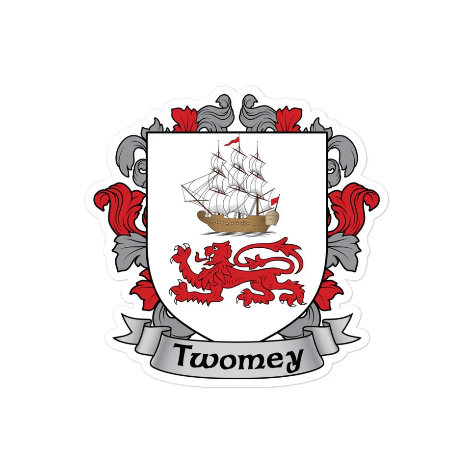 7.62 Design Twomey Coat of Arms adesivo vinile 10x10 cm