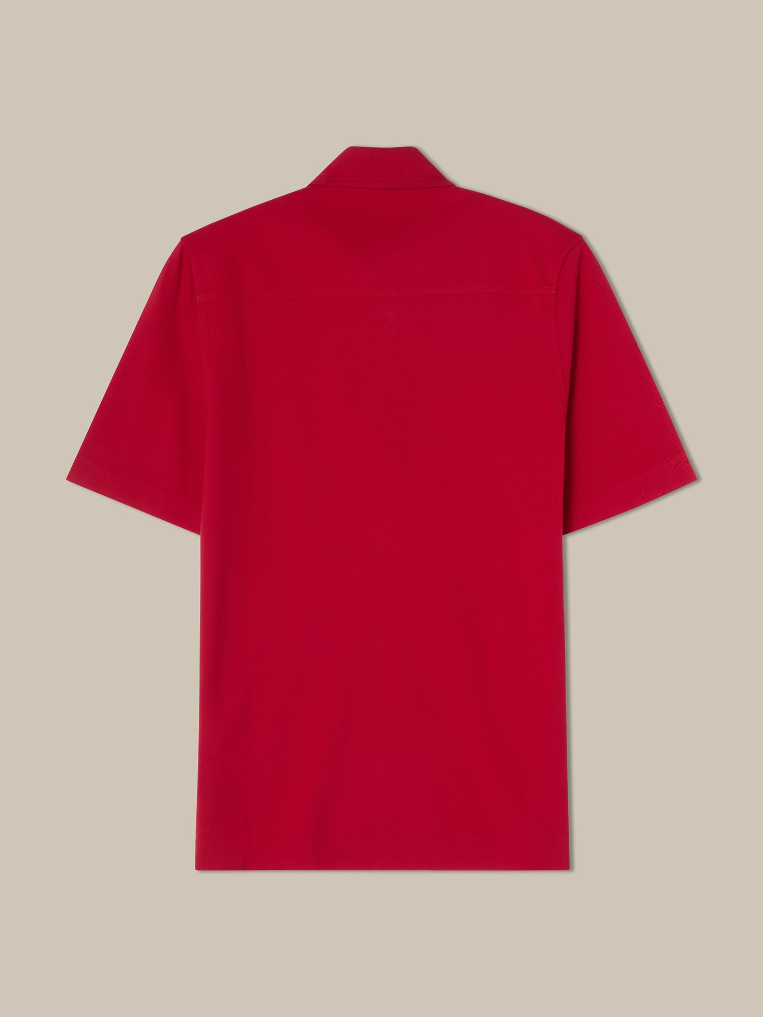 Robert Talbott USA Flag polo cotone rossa manica corta