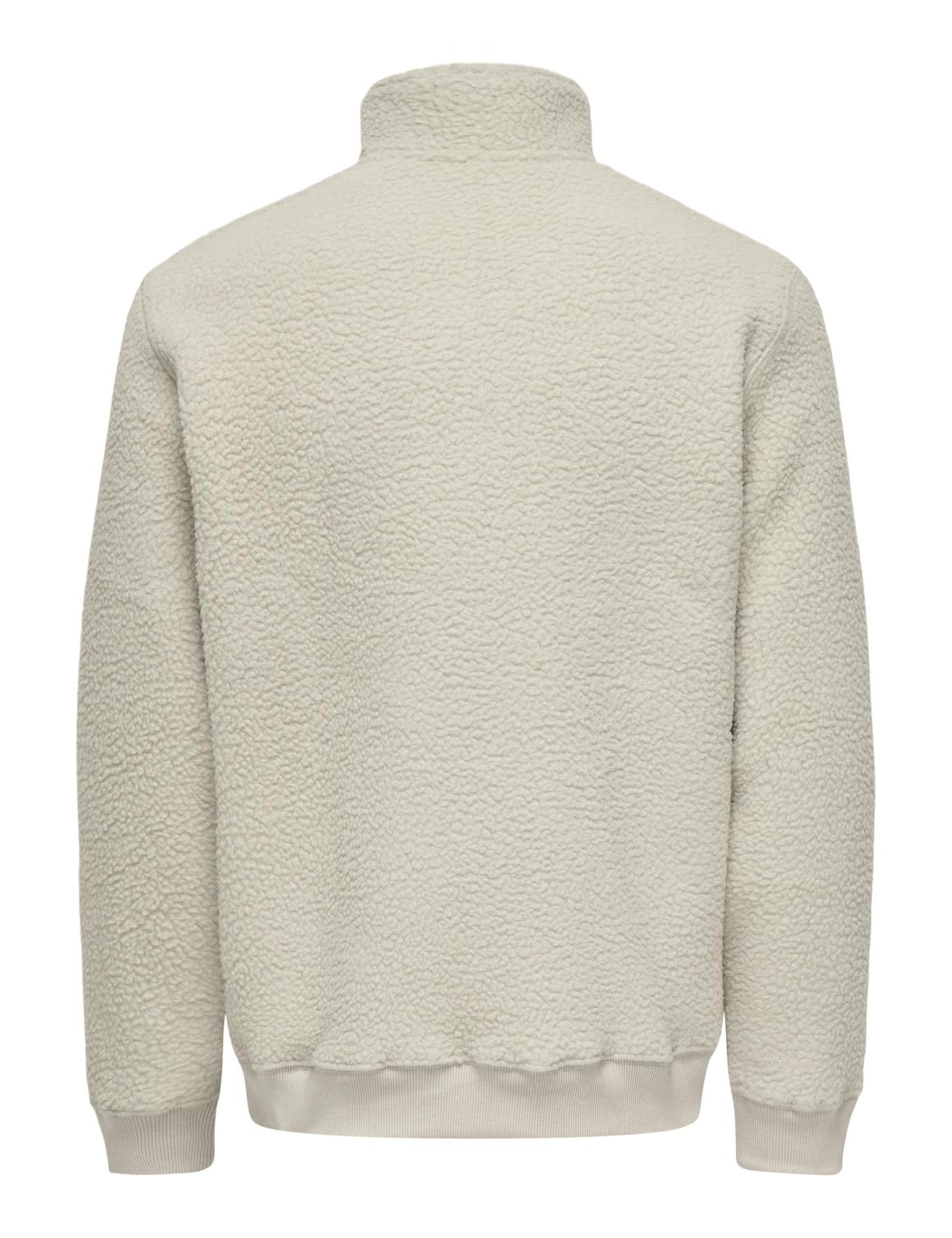 ONLY & SONS Onsemilio Felpa teddy zip Noce S