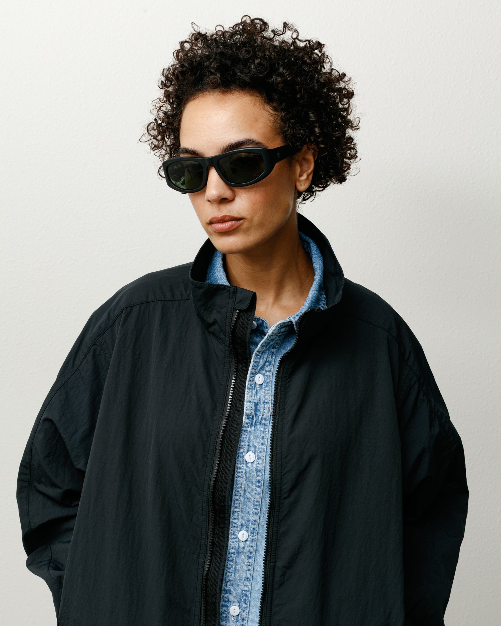 Stussy Landon Sunglasses occhiali nero verde taglia unica