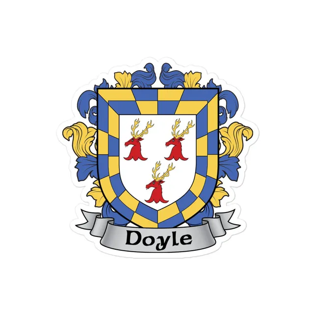 7.62 Design Doyle Irish Coat of Arms sticker vinile 5.5"