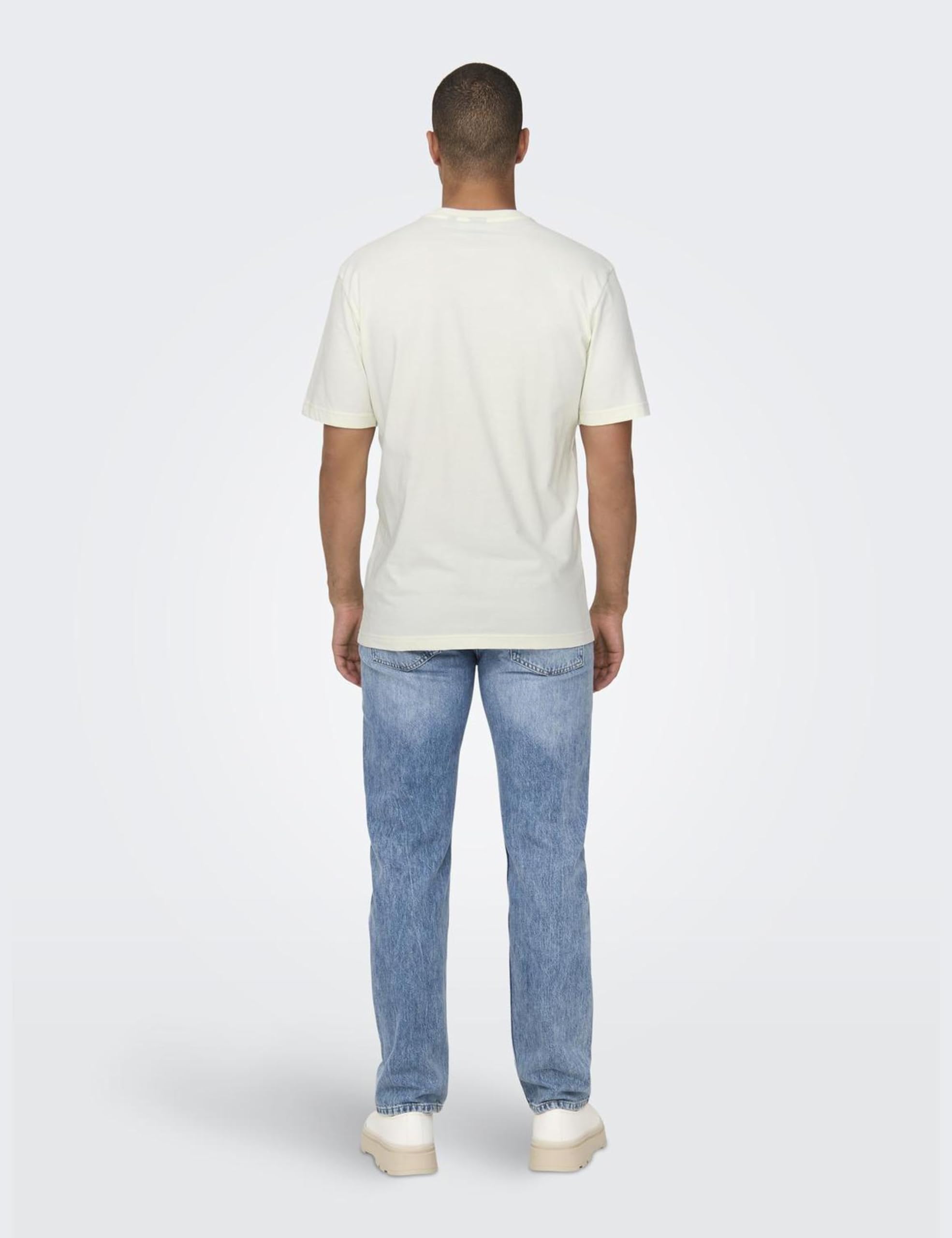 Only & Sons Onskarter T-Shirt Uomo Bianco S Cotone
