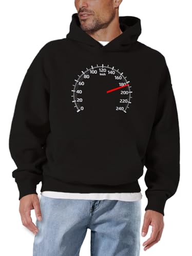 MAKAYA Tachimetro felpa con cappuccio uomo S motorsport