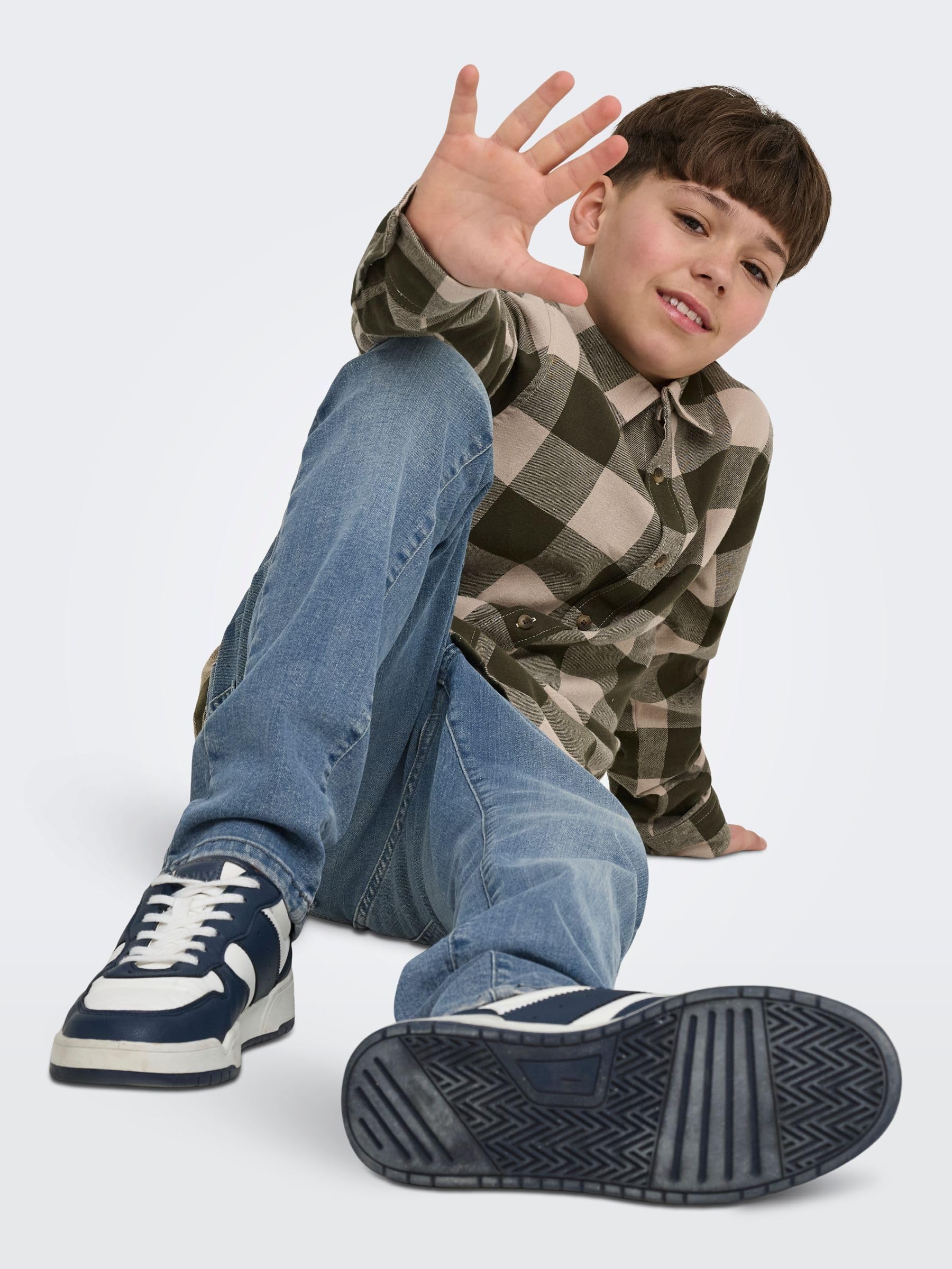 Only Kids Osjweft Regular Jeans Bambino 164 Blu Denim