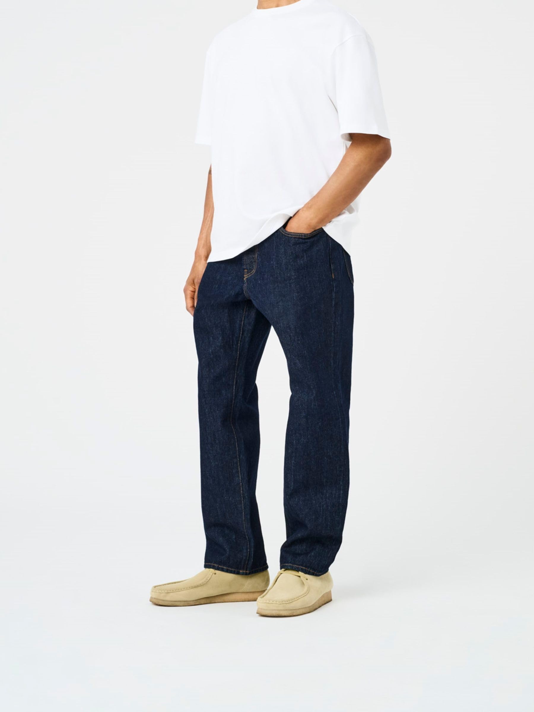 Only & Sons Onsedge Straight Jeans Uomo 30W/32L Blu Denim