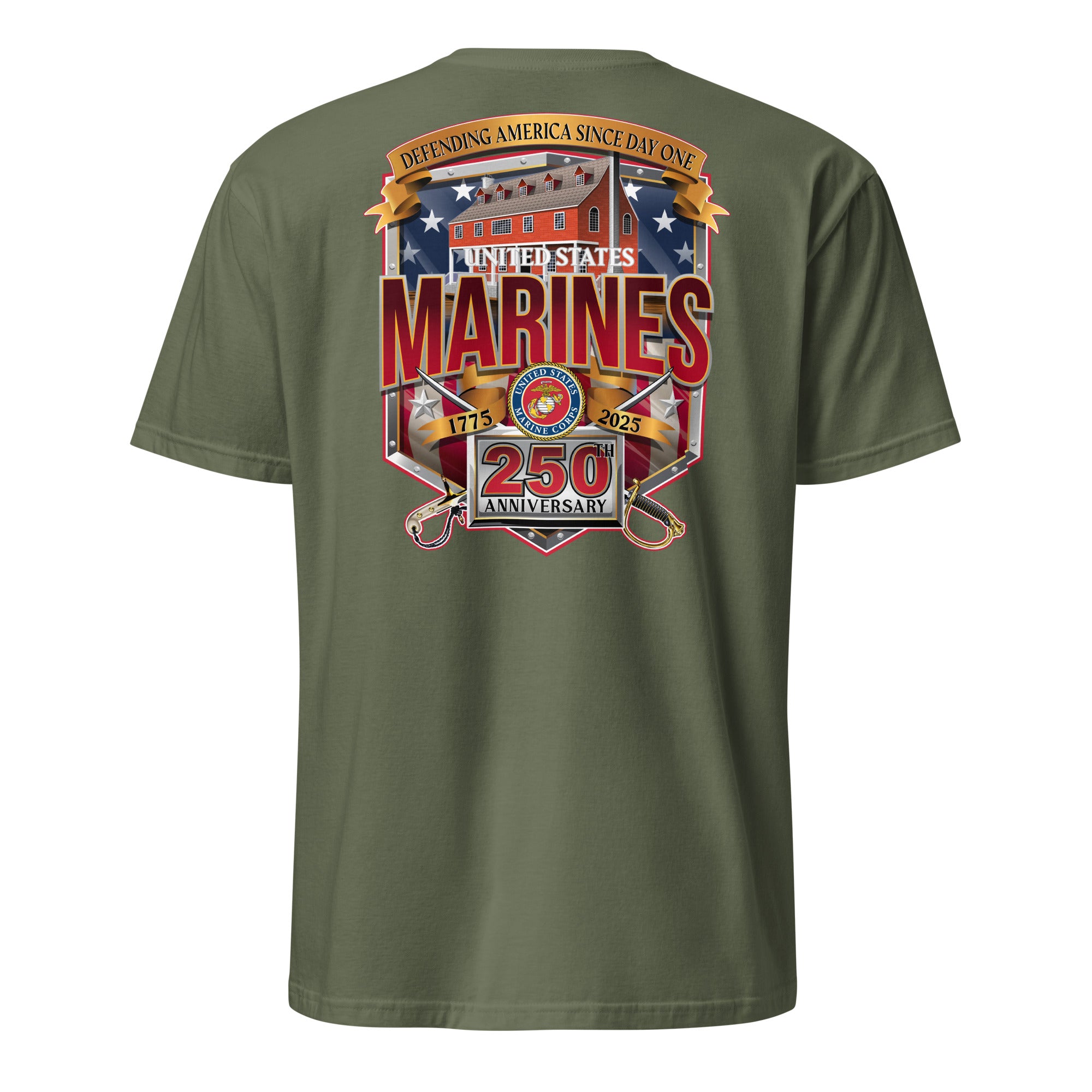 7.62 Design USMC 250th Birthday Maglietta Uomo Navy Cotone