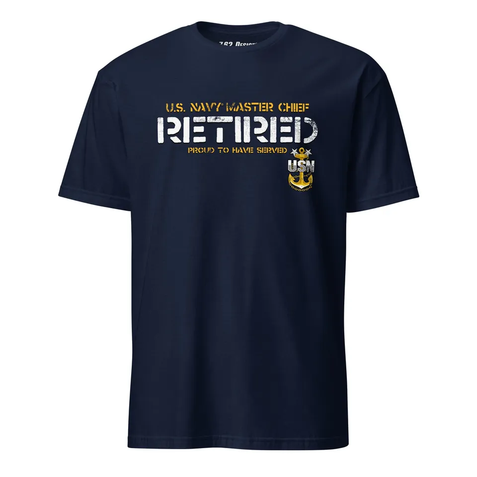 7.62 Design Navy Retired maglietta uomo blu cotone