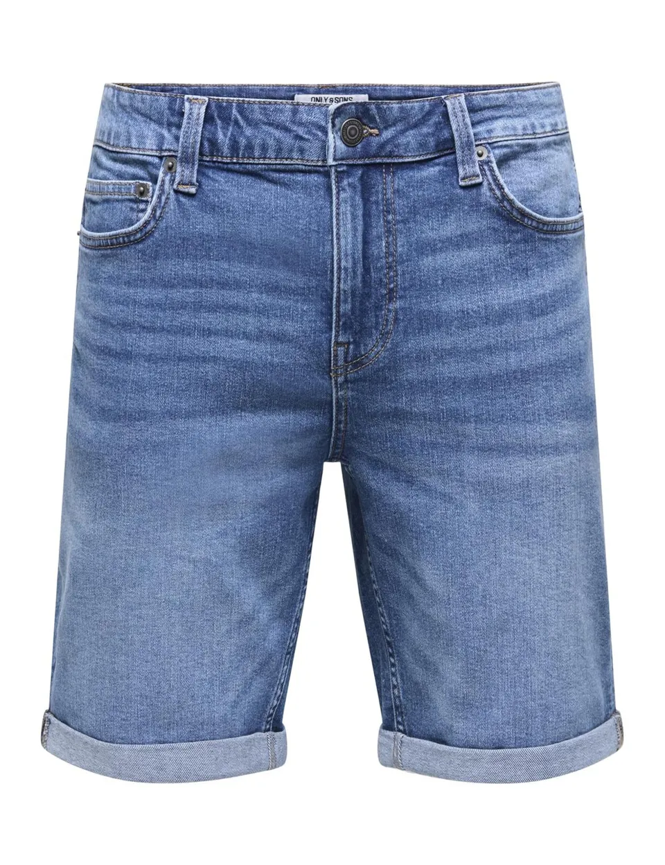 Only & Sons Onsply Regular Fit Pantaloncini Blu Jeans Chiaro