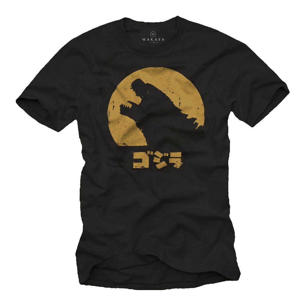 MAKAYA Godzilla 2014 T-Shirt Uomo Divertente 100% Cotone