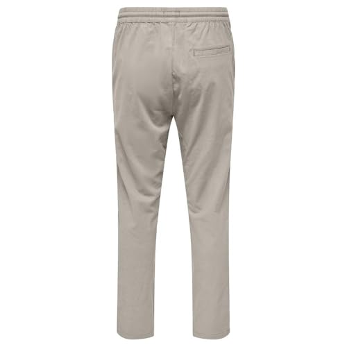 Only & Sons Pantaloni Fluidi Capri pantalone beige uomo
