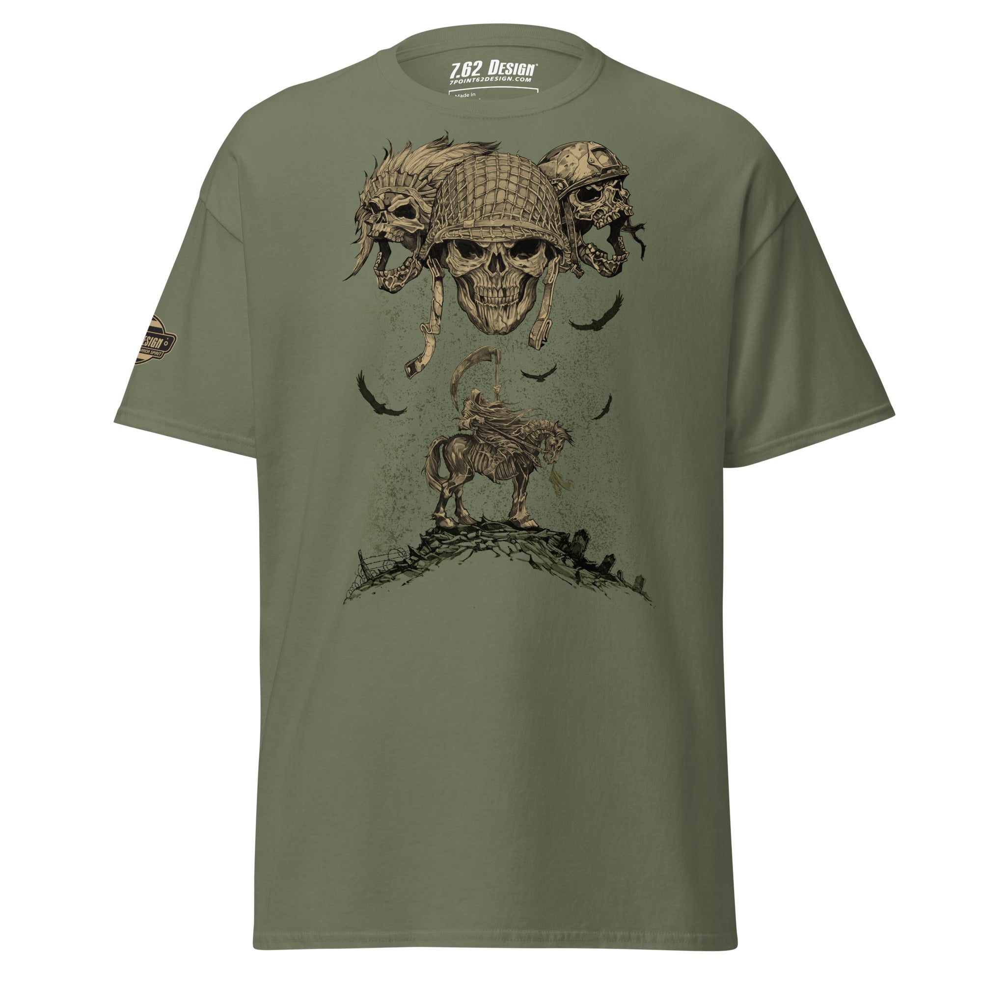 7.62 Design Ghosts of War maglietta verde cotone 100% taglia S-4XL