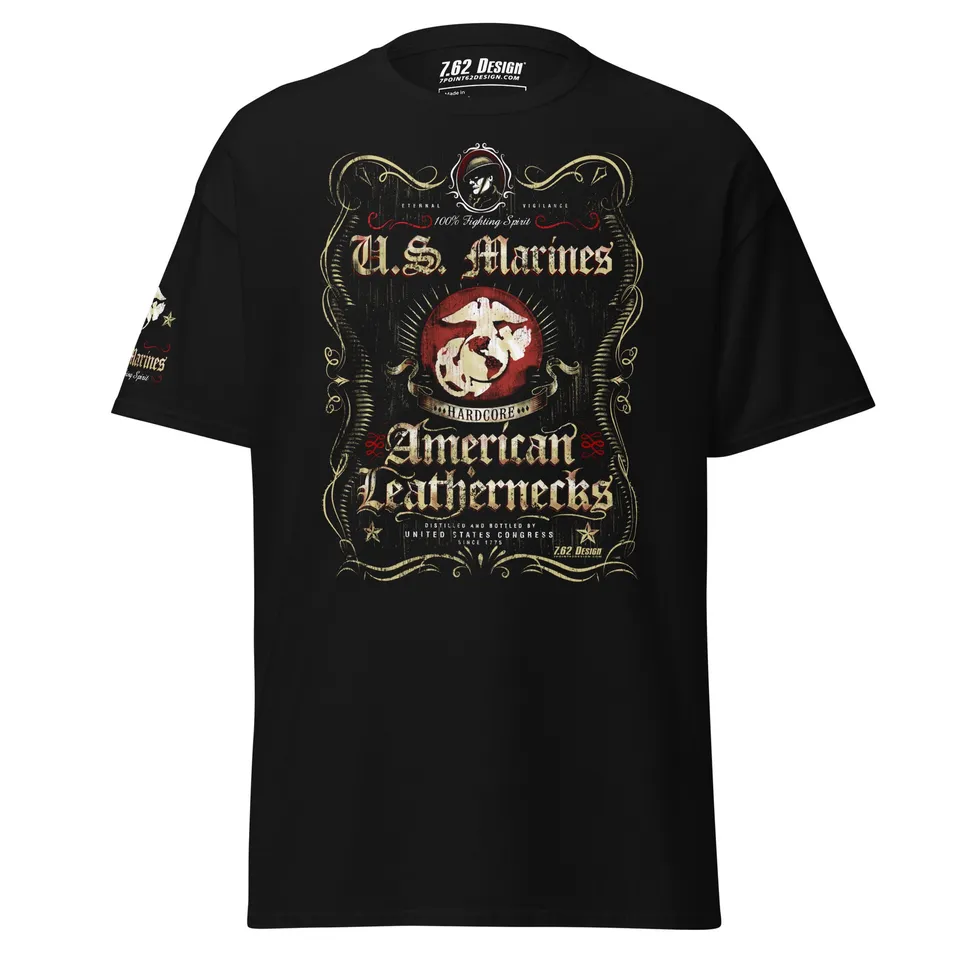 7.62 Design Fighting Spirit maglietta uomo cotone nera