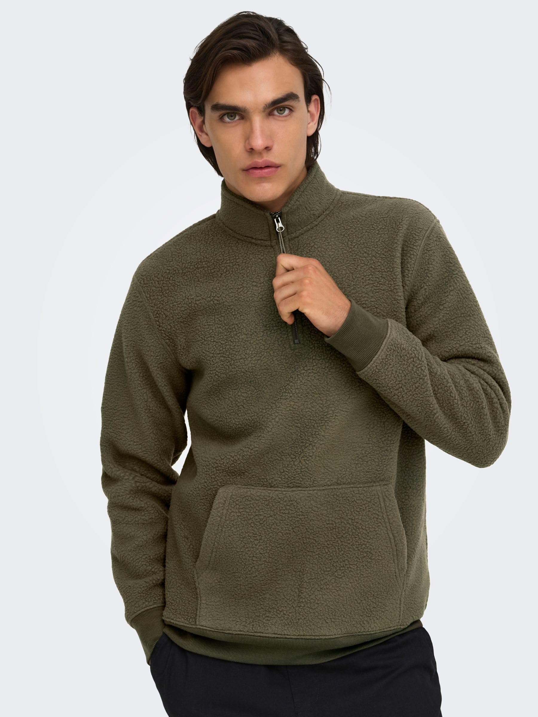 Only & Sons Onsemilio Felpa Uomo XL Girocollo Cotone