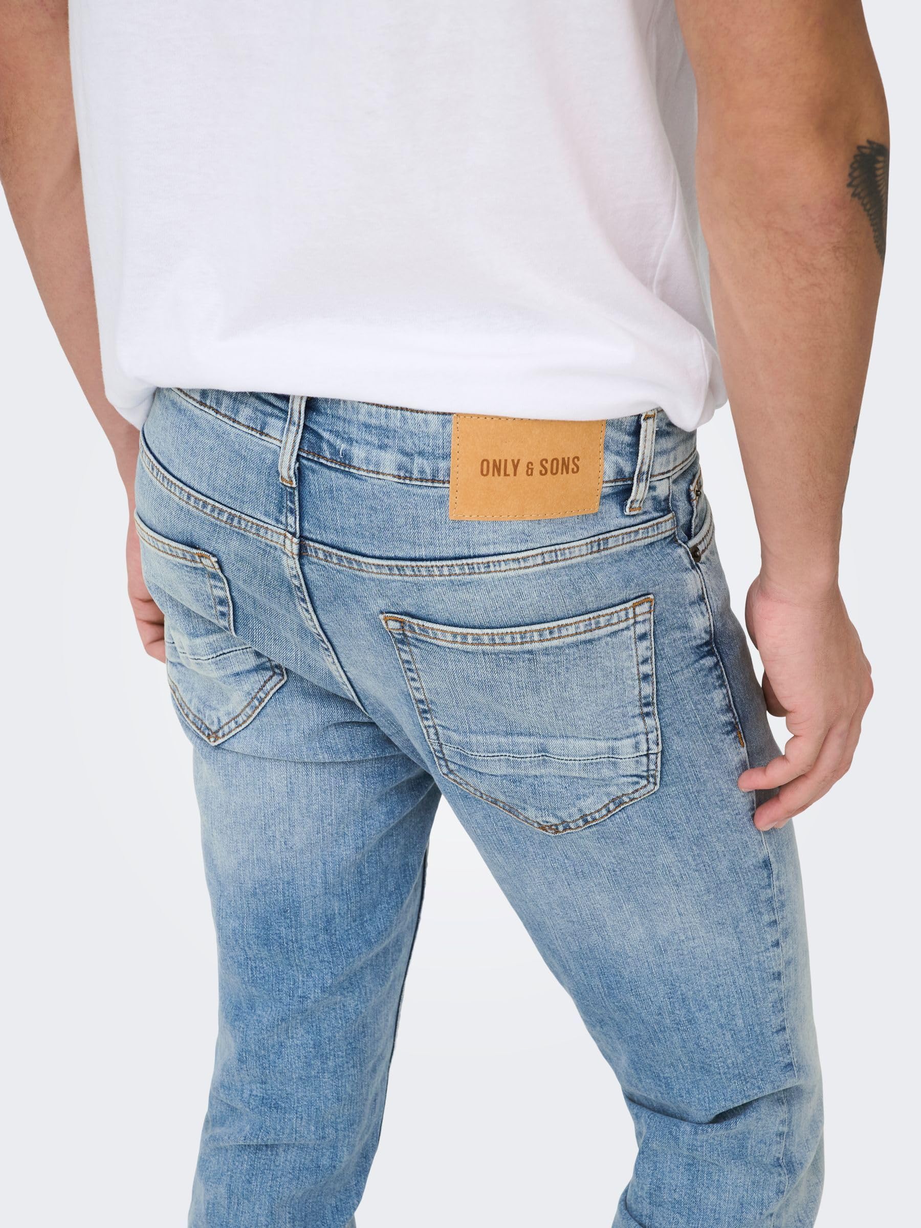 ONLY & SONS Jeans Onsloom Slim Fit Uomo 30W/32L Vita Bassa