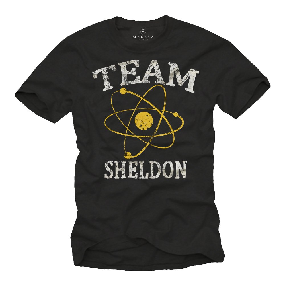 MAKAYA T-Shirt Uomo Team Sheldon Maglietta S Cotone