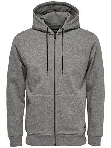 ONLY & SONS Onsfiske Felpa Uomo Zip Cotone Rosso Taglia L
