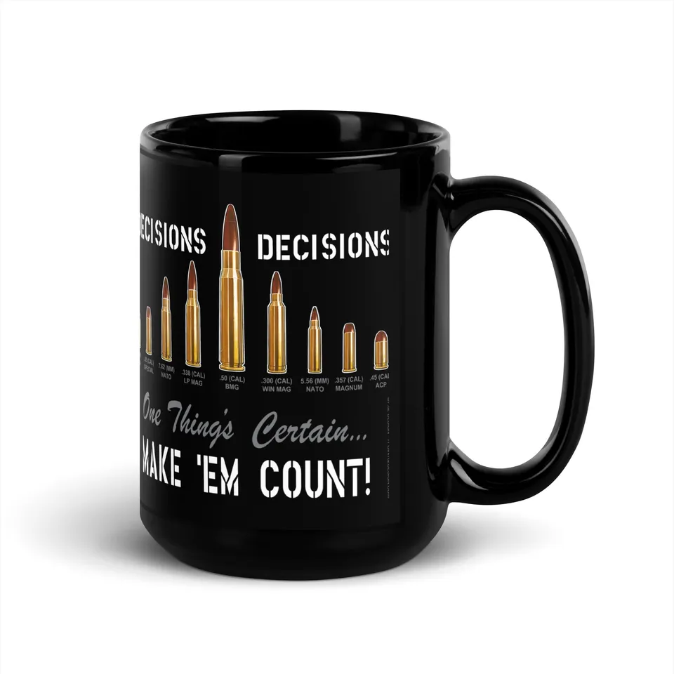 7.62 Design Decisions Decisions 2A tazza ceramica nera 443 ml