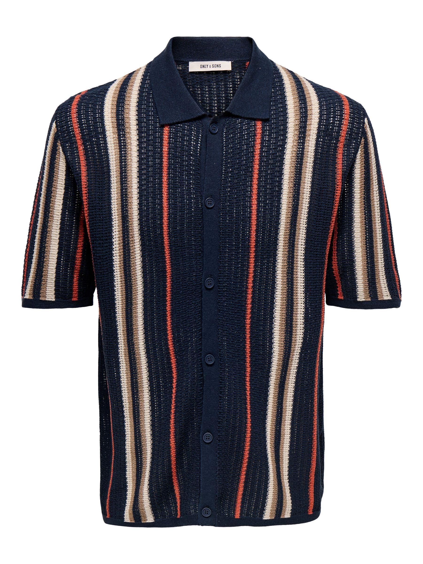Only & Sons Onsleon Cardigan Maglia Navy Scuro L