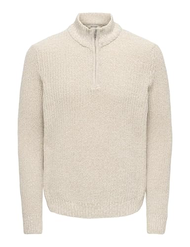 ONLY & SONS Onjoin pullover uomo argento manica lunga