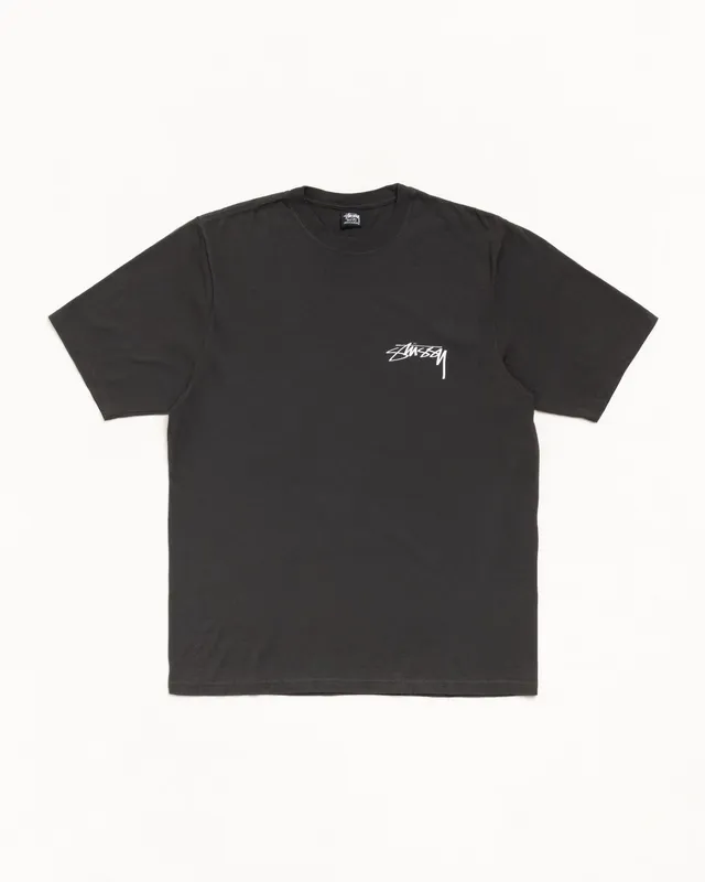 Stussy Skate Stack Tee maglietta faded black cotone