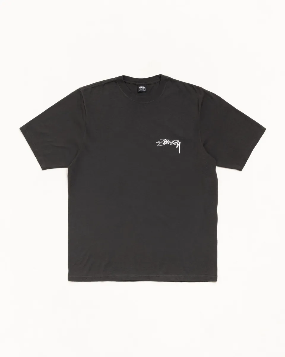 Stussy Skate Stack Tee maglietta faded black cotone