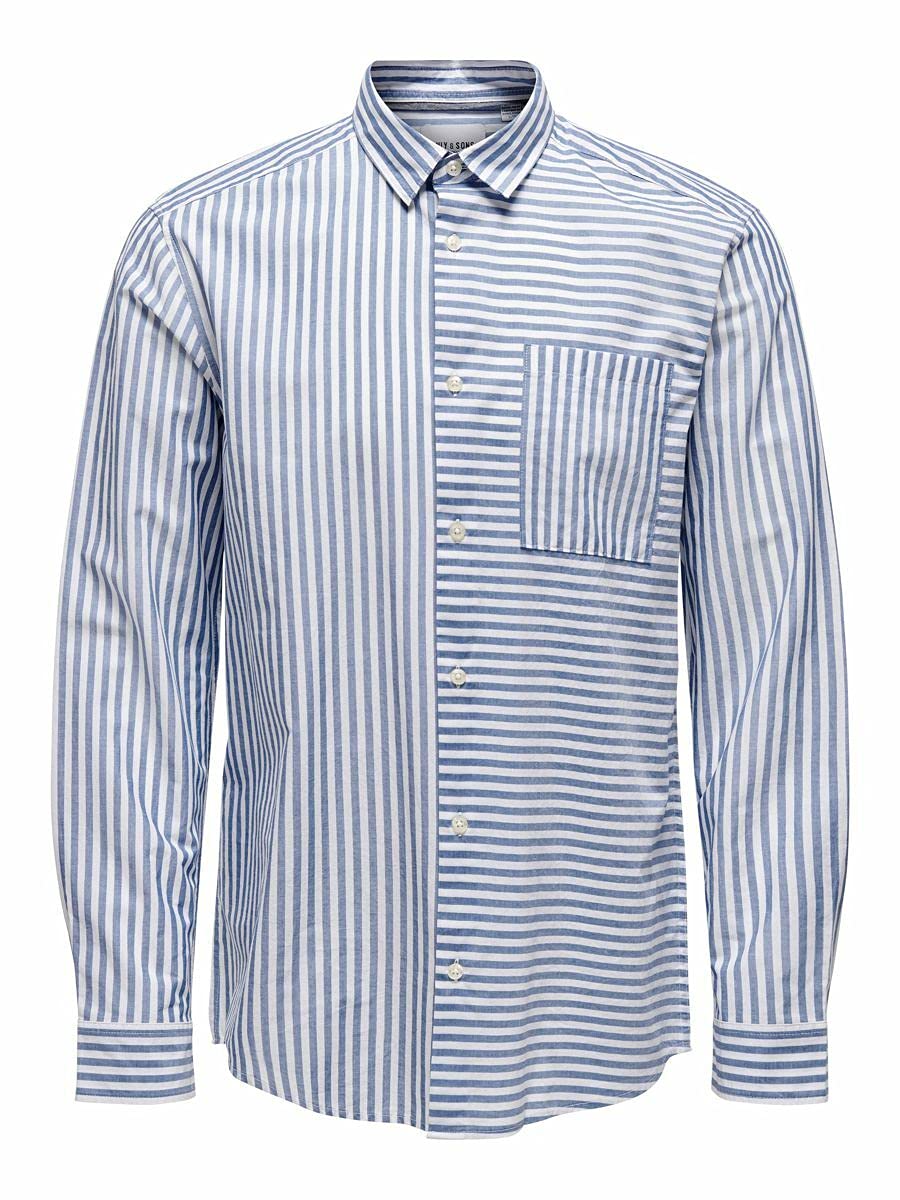 Only & Sons Onstripp Life camicia uomo a righe