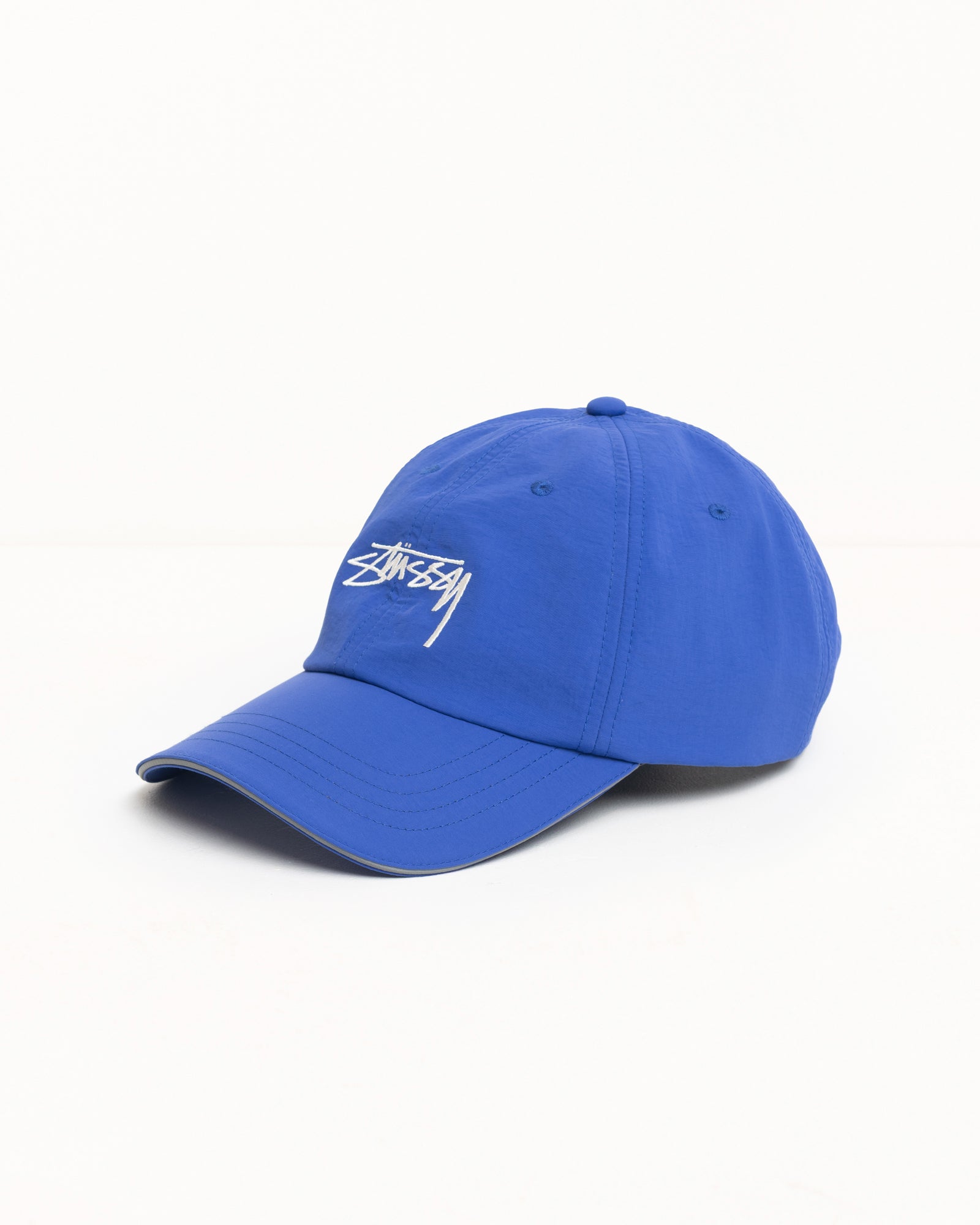 Stussy Smooth Stock Nylon Sport Cap berretto blu nylon